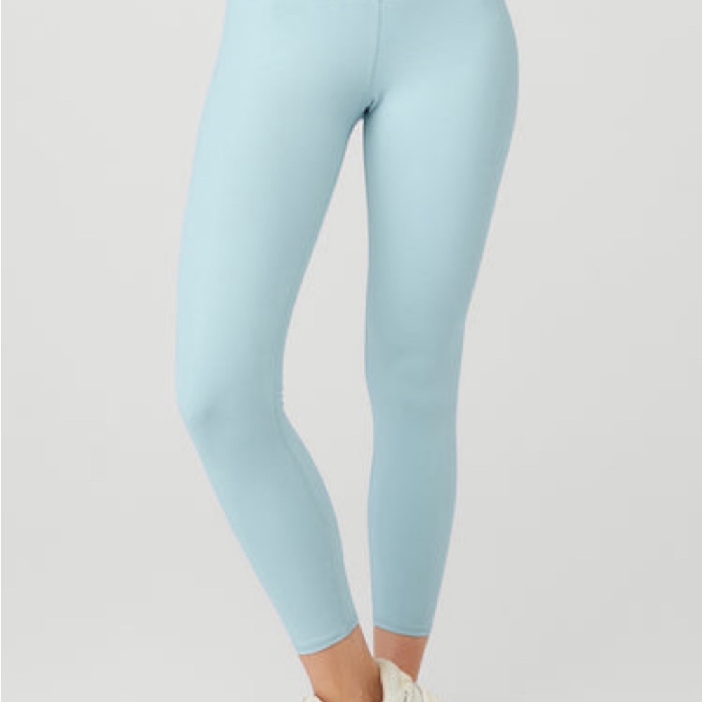 Alo Yoga, XS Chalk Blue, 7/8 High-Waist Airbrush Leggings